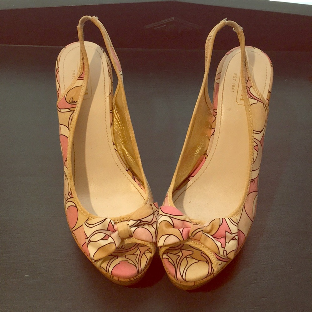 Coach Wedges-Open to Reasonable Offers